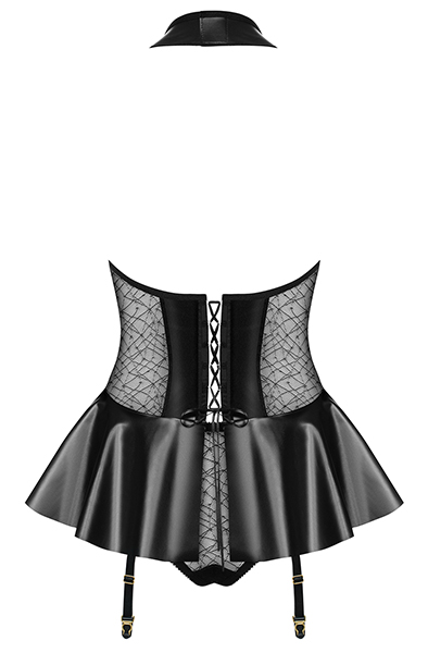 Obsessive 859-COR-1 Corset & Thong - Sexy lingerie 5