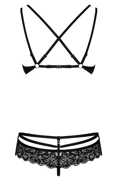 Obsessive 860-SET 2 pcs set Black - Sexy lingerie 4