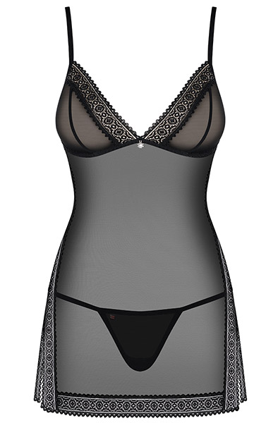 Obsessive 862-CHE-1 Negligé & String - Sexy Dessous 3
