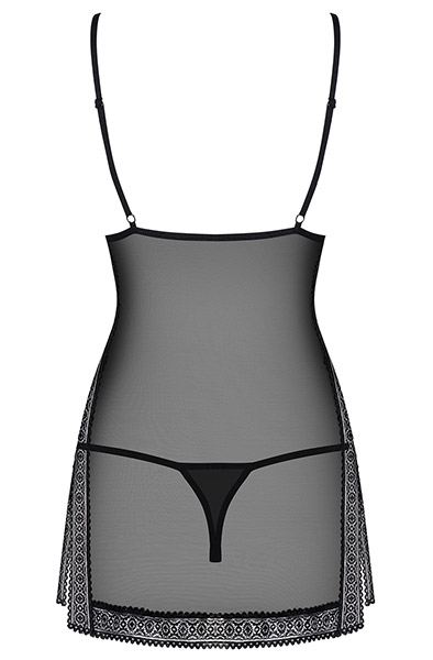 Obsessive 862-CHE-1 Negligé & String - Sexy Dessous 4