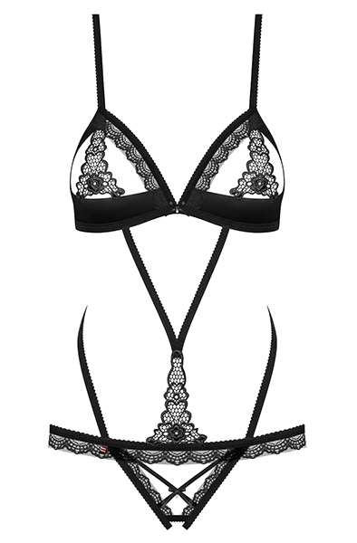 Obsessive 865-TED-1 Teddy Black - Sexy lingerie 3