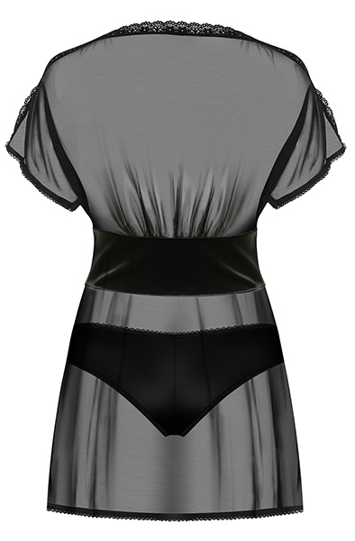 Obsessive 868-BAB-1 Babydoll & String Schwarz - Sexy Dessous 4