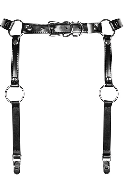 Obsessive A741 Strumpfhalter Schwarz - Harness 4
