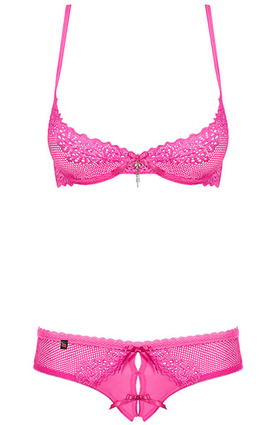 Obsessive Alabastra 2-teiliges Set in Rosa - Sexy Dessous 3