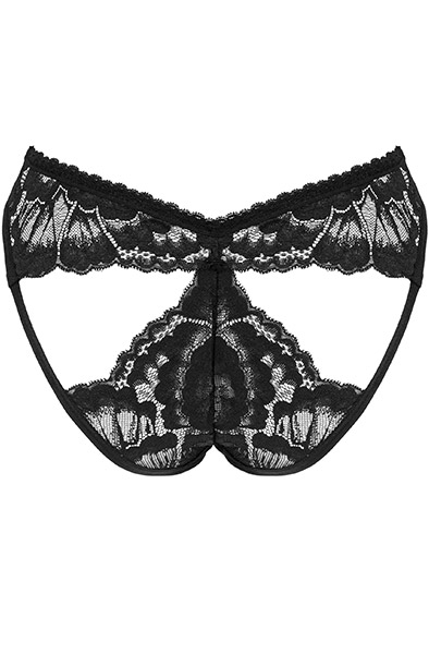 Obsessive Alessya Panties Schwarz - Spitzenhöschen 4