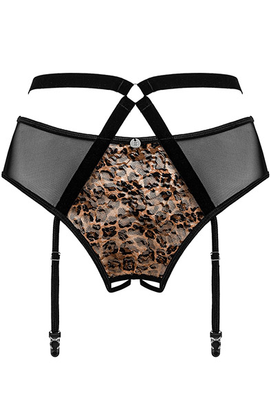 Obsessive Allunes Strumpfhalter mit offenem Schritt - Halter für Strumpfhalter 3