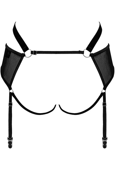 Obsessive Allunes Strumpfhalter mit offenem Schritt - Halter für Strumpfhalter 4