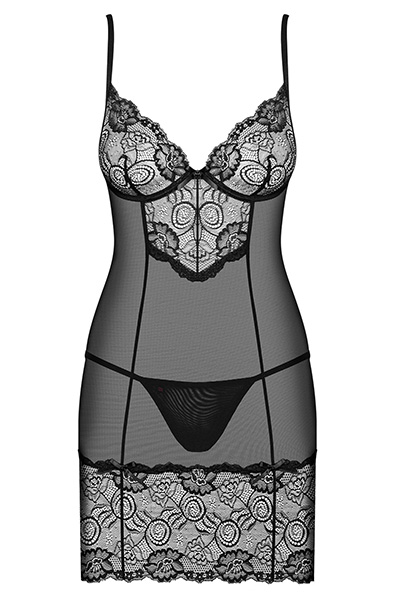 Obsessive Alluria Chemise & Thong - Sexy lingerie 3