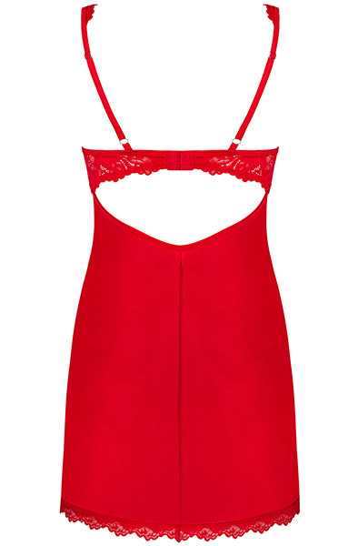 Obsessive Amor Cherris Chemise & String in Rot - Sexy Dessous 4
