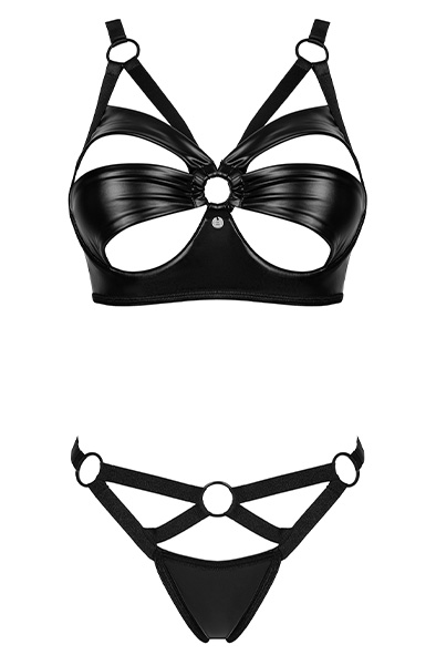 Obsessive Armares 2-pcs Set Black - Bra & Bra Set 3