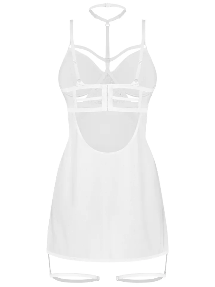 Obsessive Arrowel Chemise White - Chemise & Babydoll 4
