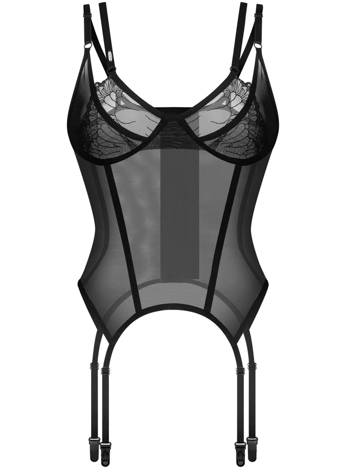 Obsessive Arrowel Corset Black - Corset 3