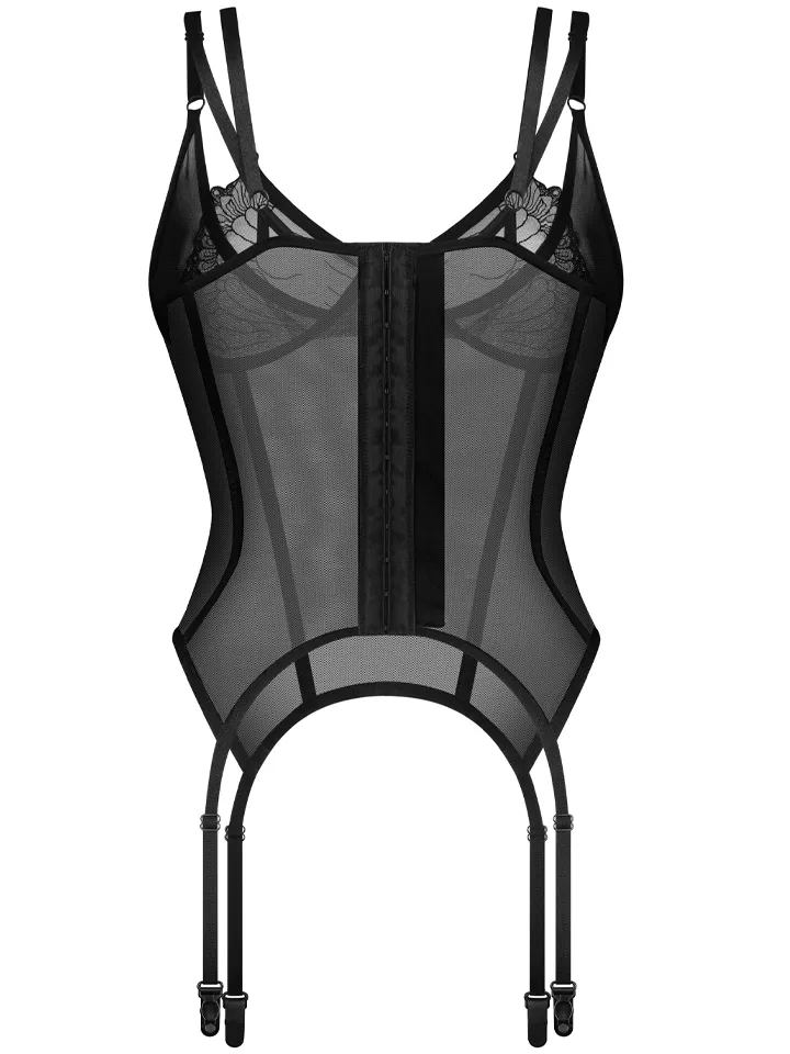 Obsessive Arrowel Corset Black - Corset 4
