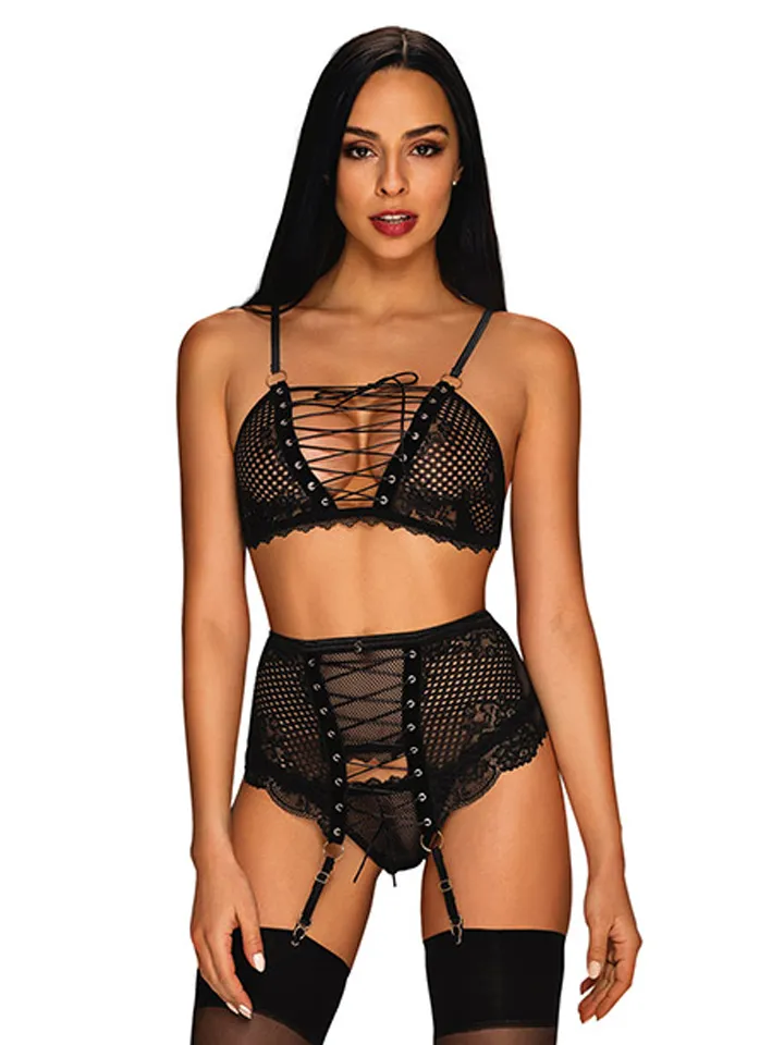 Obsessive Basitta 3-pcs Set - Sexy lingerie 1 [full]