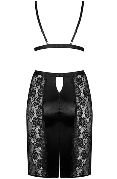 Obsessive Blanita Rock & BH in Schwarz - Sexy Dessous 4