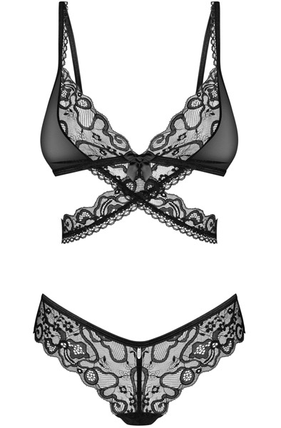 Obsessive Blomentis 2-pcs Set - Underklädesset 2