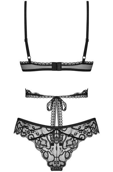 Obsessive Blomentis 2-pcs Set - Underklädesset 3