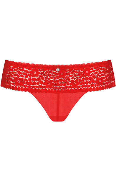 Obsessive Blossmina Höschen Rot - Spitzenhöschen 3