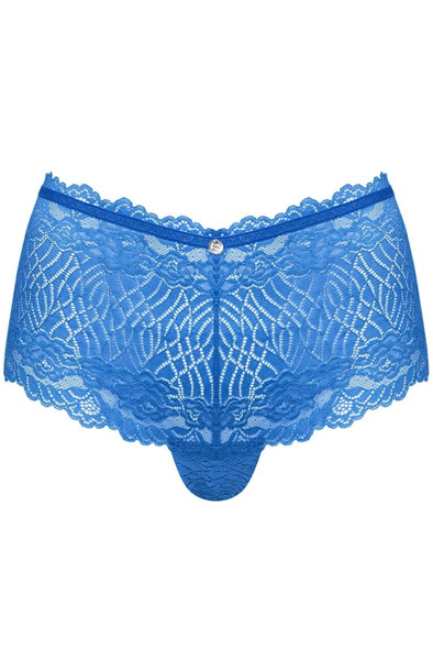 Obsessive Bluellia Shorties Blau - Spitzenhöschen 3