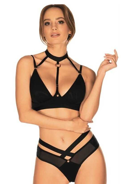 Obsessive Brasica Bra Black - Bra & Bra Set 5