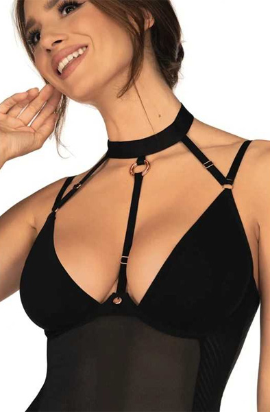 Obsessive Brasica Korsett Schwarz - Korsett 4