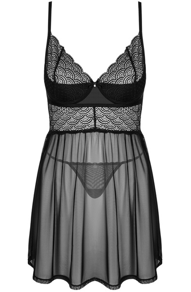 Obsessive Chemeris Babydoll & Thong - Babydoll lingerie 3