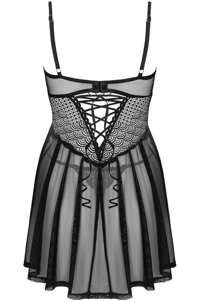 Obsessive Chemeris Babydoll & Thong - Babydoll lingerie 4