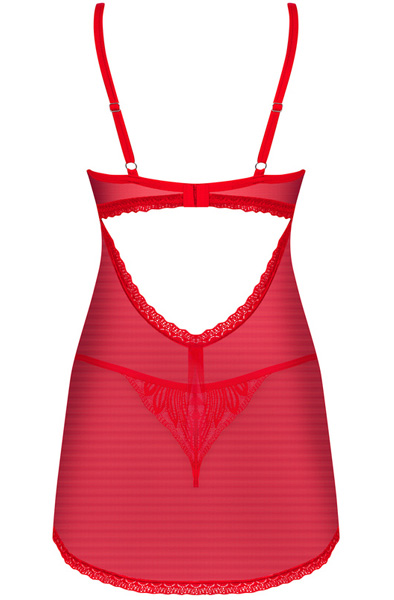 Obsessive Chilisa Babydoll & Thong - Babydoll lingerie 4