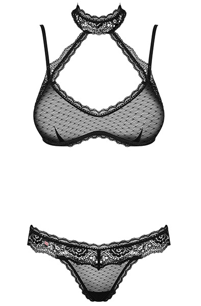 Obsessive Claudusia Set 2-pcs Black - Sexy lingerie 3