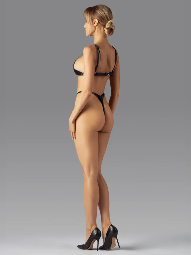 Obsessive Dame Controle Crotchless Teddy - Wetlook outfits 4 [full]