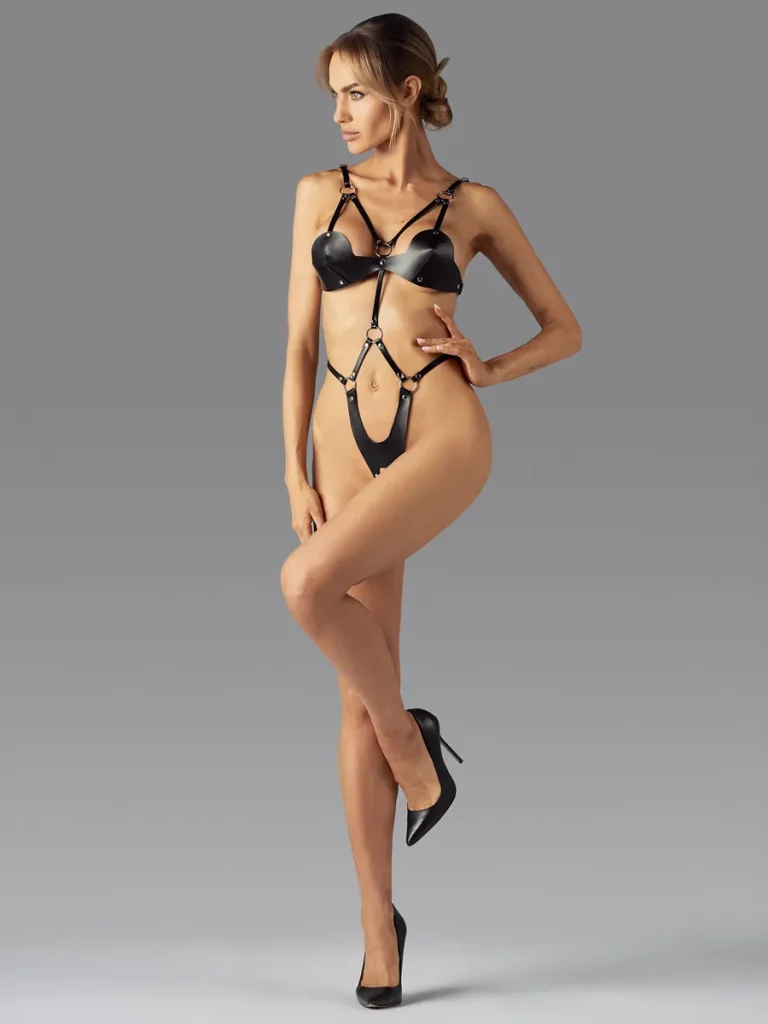 Obsessive Dame Controle Crotchless Teddy - Wetlook outfits 5 [full]