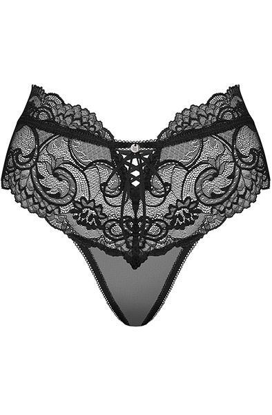 Obsessive Elizenes Panty mit hohem Bund - Spitzenhöschen 3
