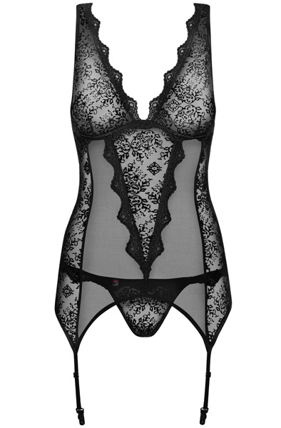 Obsessive Emperita Corset & Thong - Sexy lingerie 4