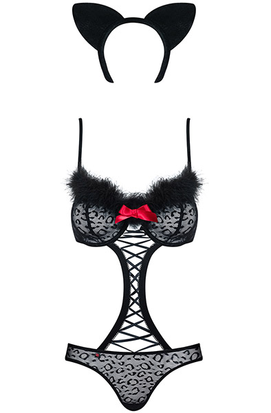 Obsessive Gepardina 3-teiliges Kostüm - Teddy 3