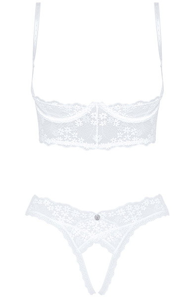 Obsessive Heavenlly 2-pcs Cupless Set - Sexy lingerie 3