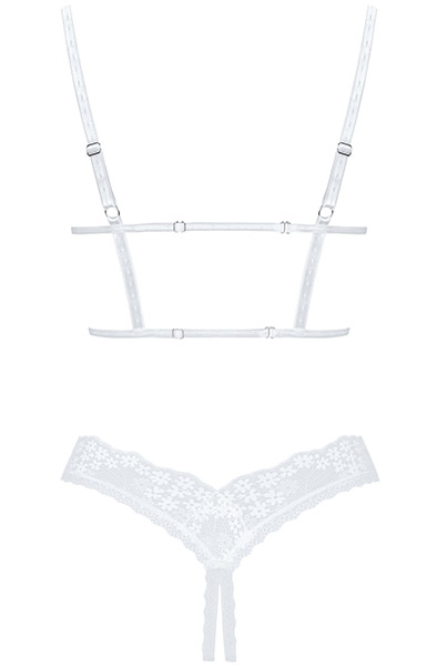 Obsessive Heavenlly 2-pcs Cupless Set - Sexy lingerie 4