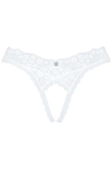 Obsessive Heavenlly Crotchless Thong - Panties with open crotch 3