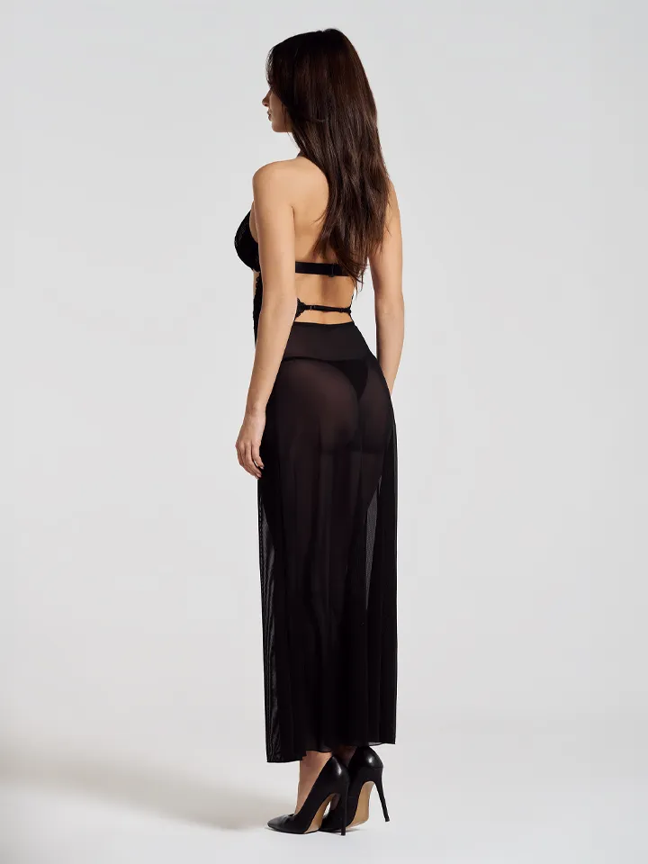 Obsessive Iliosa Chemise & Thong Black - Chemise & Babydoll 3 [full]