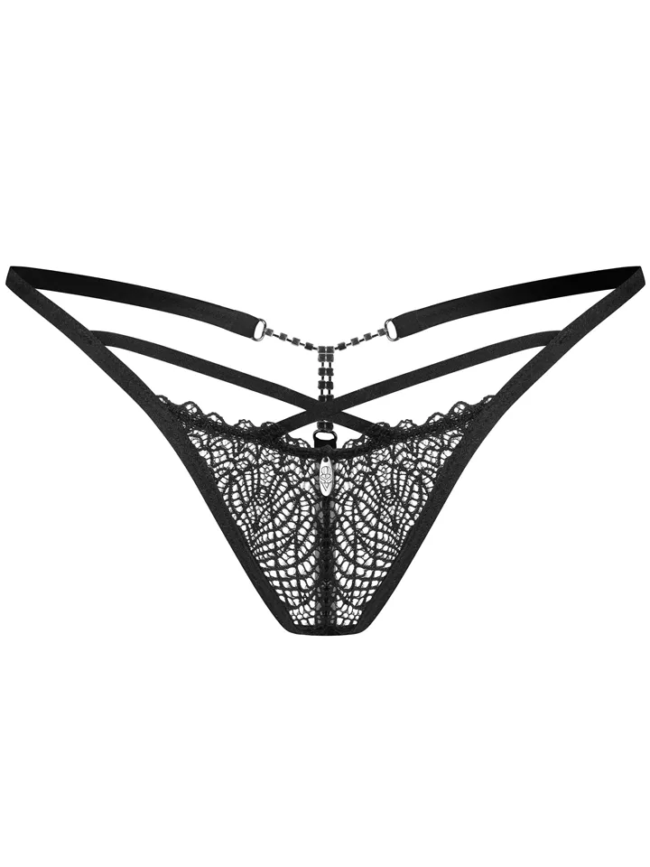 Obsessive Iliosa Thong Black - Stringtrosor 3