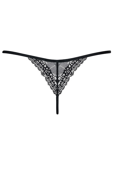 Obsessive Intensa Thong Black - Lace panties 5