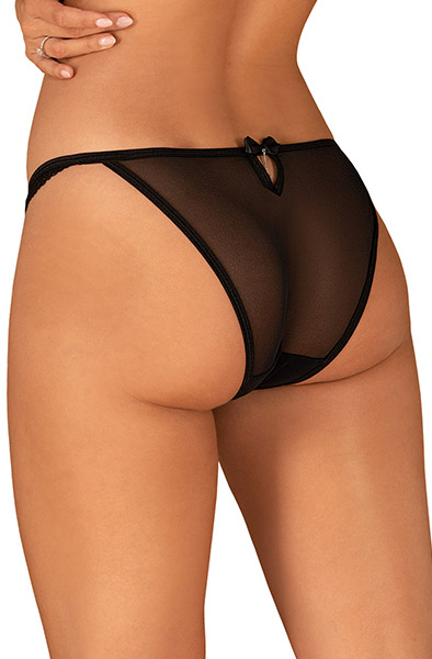 Obsessive Ivannes Panties Schwarz - Spitzenhöschen 2