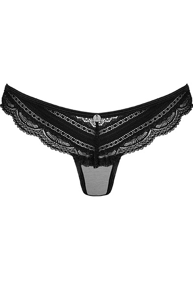 Obsessive Ivannes Panties Schwarz - Spitzenhöschen 3