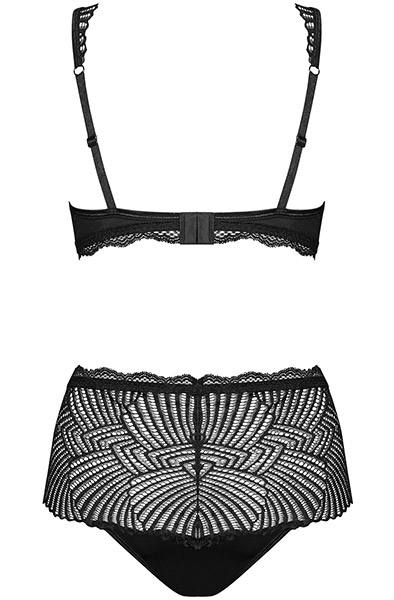 Obsessive Klarita 2-teiliges Set Schwarz - Sexy Dessous 4