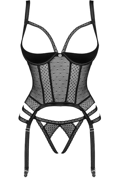 Obsessive Lanelia Korsett & Ouvert-String - Korsett & String 3