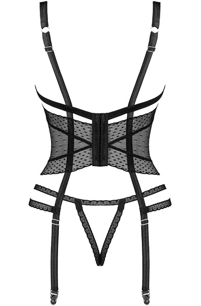 Obsessive Lanelia Korsett & Ouvert-String - Korsett & String 4
