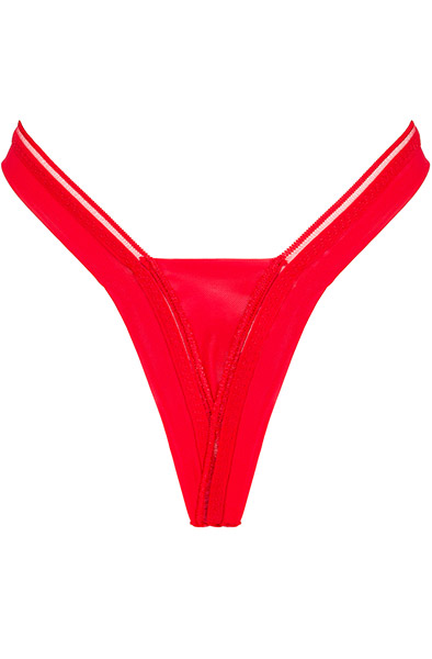 Obsessive Larisya String in Rot - Spitzenhöschen 4