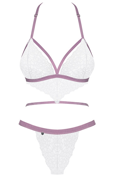 Obsessive Lilyanne Teddy in Weiß - Teddy 3