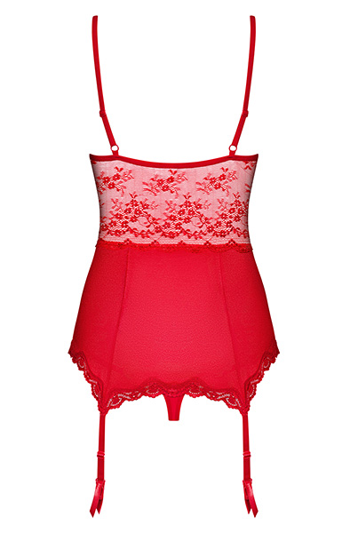 Obsessive Lovica Corset & Thong Red - Corset & thong 5