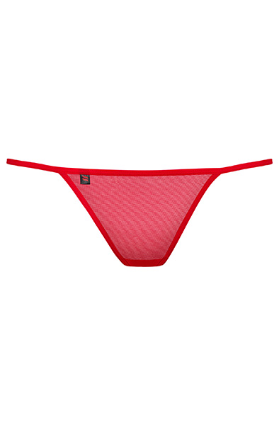 Obsessive Luiza Thong Red - Lace panties 4