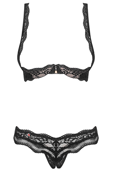 Obsessive Luvae Cupless Set - Sexy lingerie 4